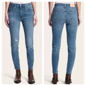 Frye Sienna Cropped Skinny Jeans Kinsey‎ Wash